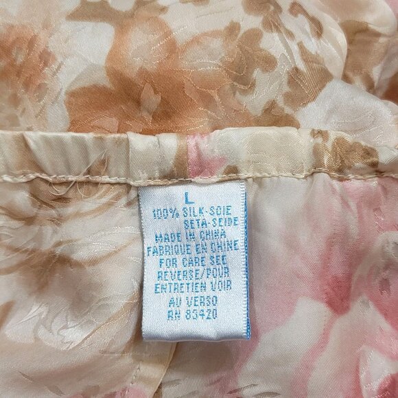 August Silk Intimates 100% Silk Pajama Set L - Picture 11 of 11